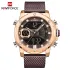 NAVIFORCE NF9172 Men Watch Quartz Digital Male Clock Military Sport Stainless Steel Top Brand Luxury Man Wristwatch